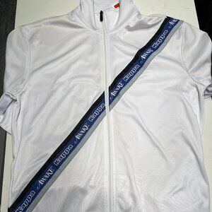 KAPPA x AWAKE MENS TRACK JACKET SZ XL MENS WHITE/ROYAL BLUE